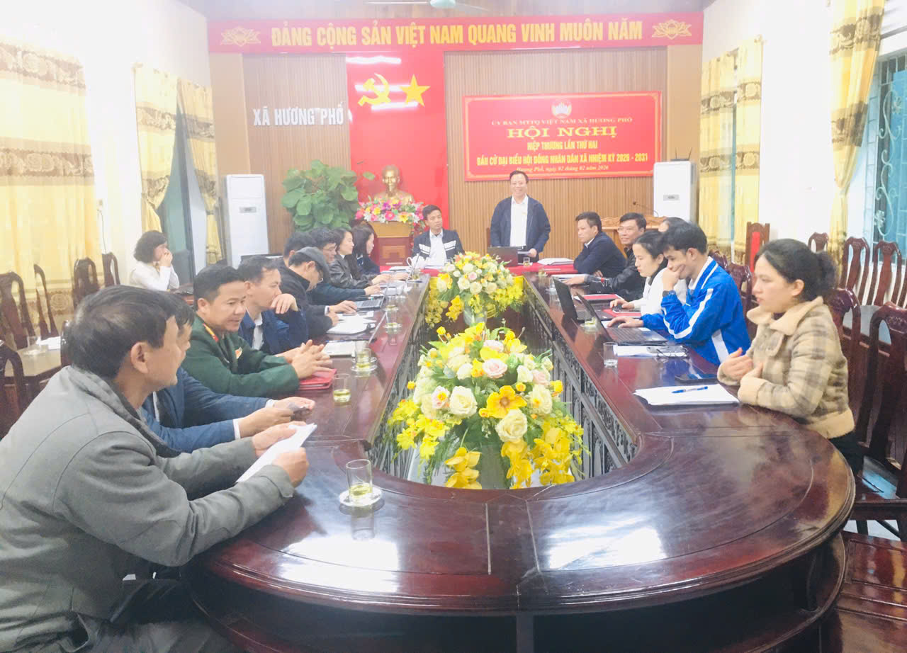 Hương Phố thống nhất danh sách sơ bộ 38 người ứng cử đại biểu HĐND xã khóa II, nhiệm kỳ 2026-2031