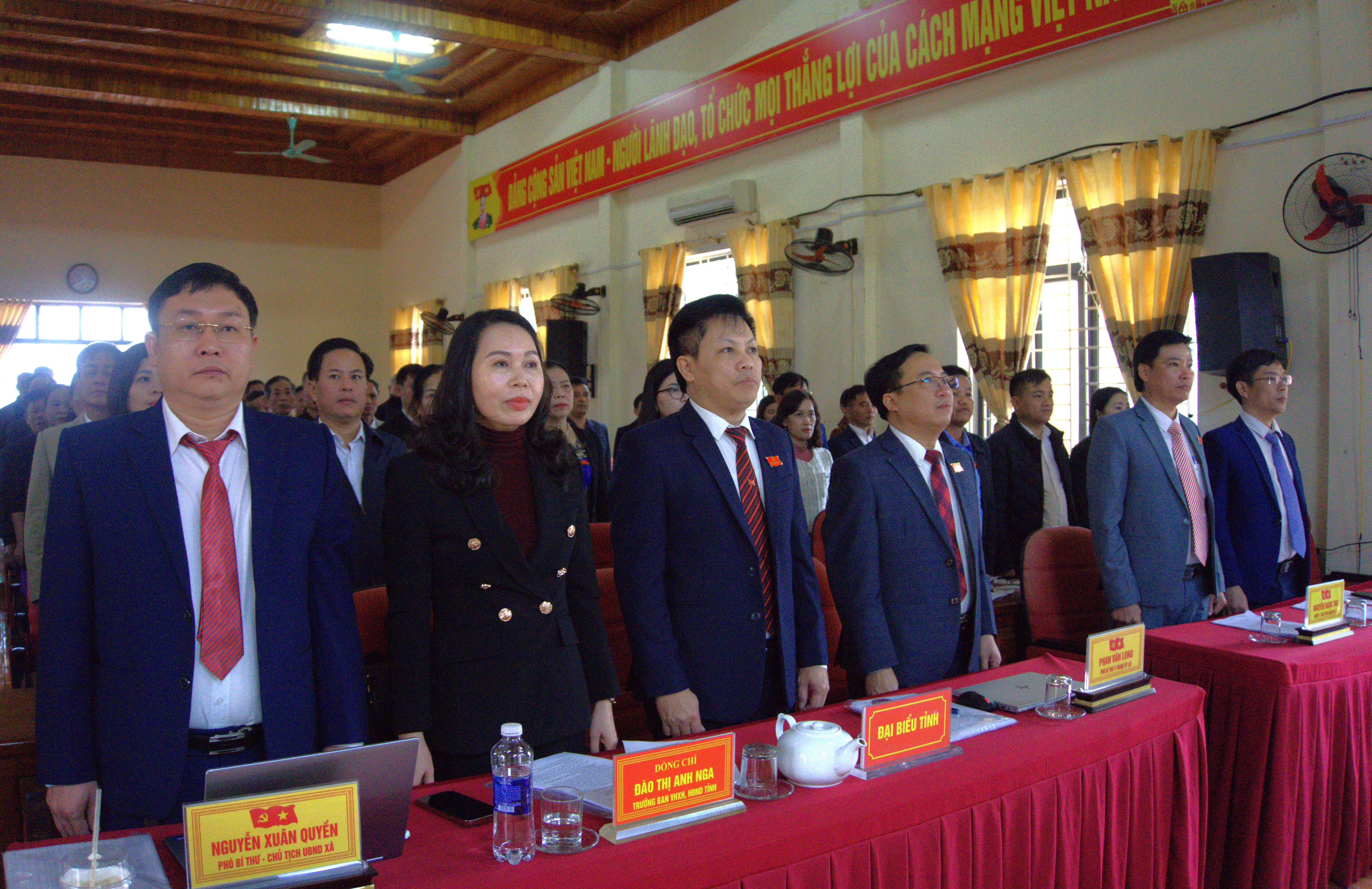 Kỳ họp thứ 4 HĐND xã Hương Phố thành công tốt đẹp