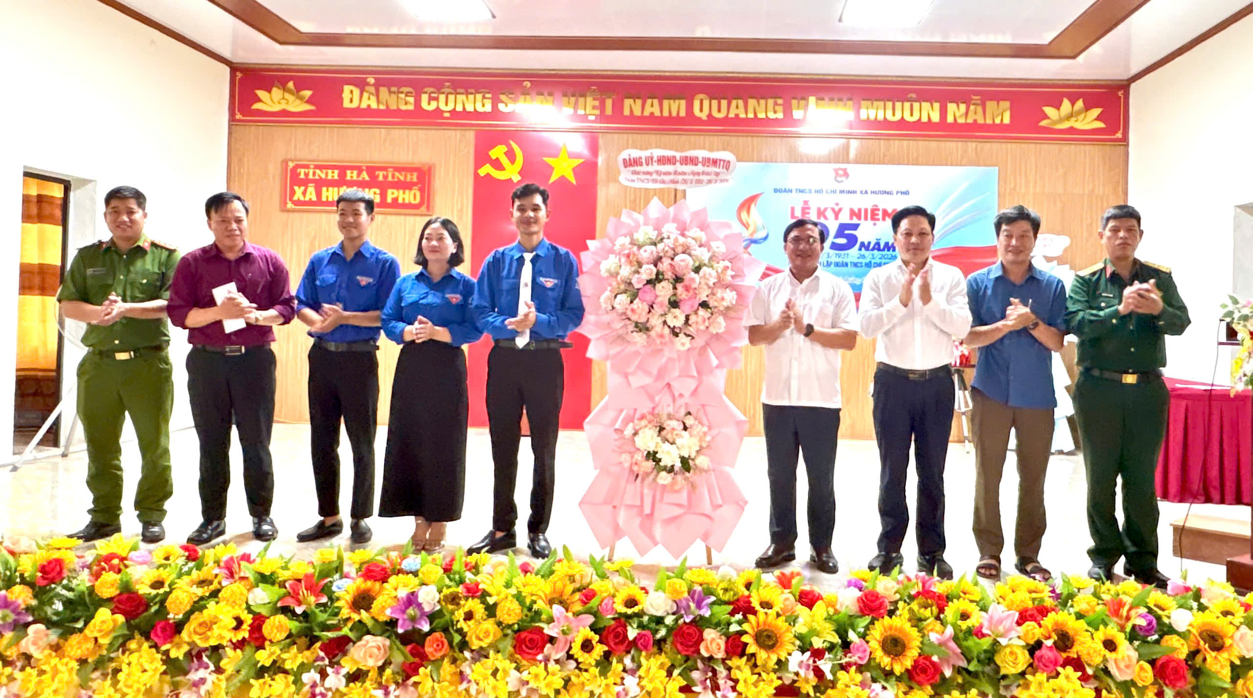 Xã Hương Phố long trọng kỷ niệm 95 năm Ngày thành lập Đoàn TNCS Hồ Chí Minh