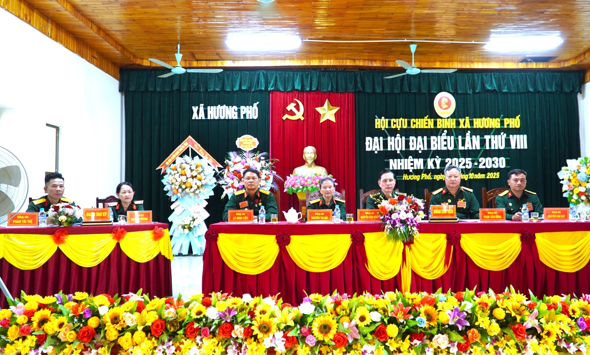 HỘI CỰU CHIẾN BINH XÃ HƯƠNG PHỐ TỔ CHỨC ĐẠI HỘI ĐẠI BIỂU LẦN THỨ VIII, NHIỆM KỲ 2025 – 2030