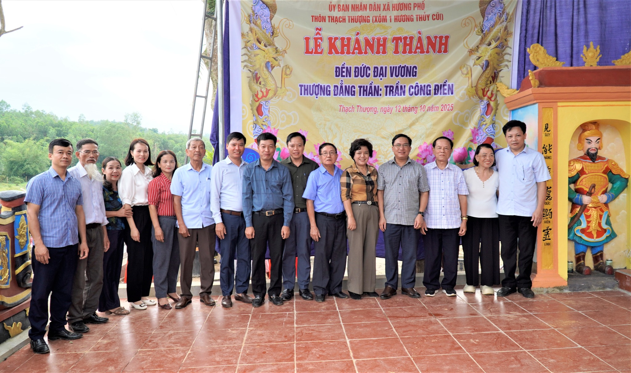 XÃ HƯƠNG PHỐ TỔ CHỨC LỄ KHÁNH THÀNH ĐỀN KHE NÁC – CÔNG TRÌNH TÍN NGƯỠNG MANG GIÁ TRỊ LỊCH SỬ, TÂM LINH SÂU SẮC