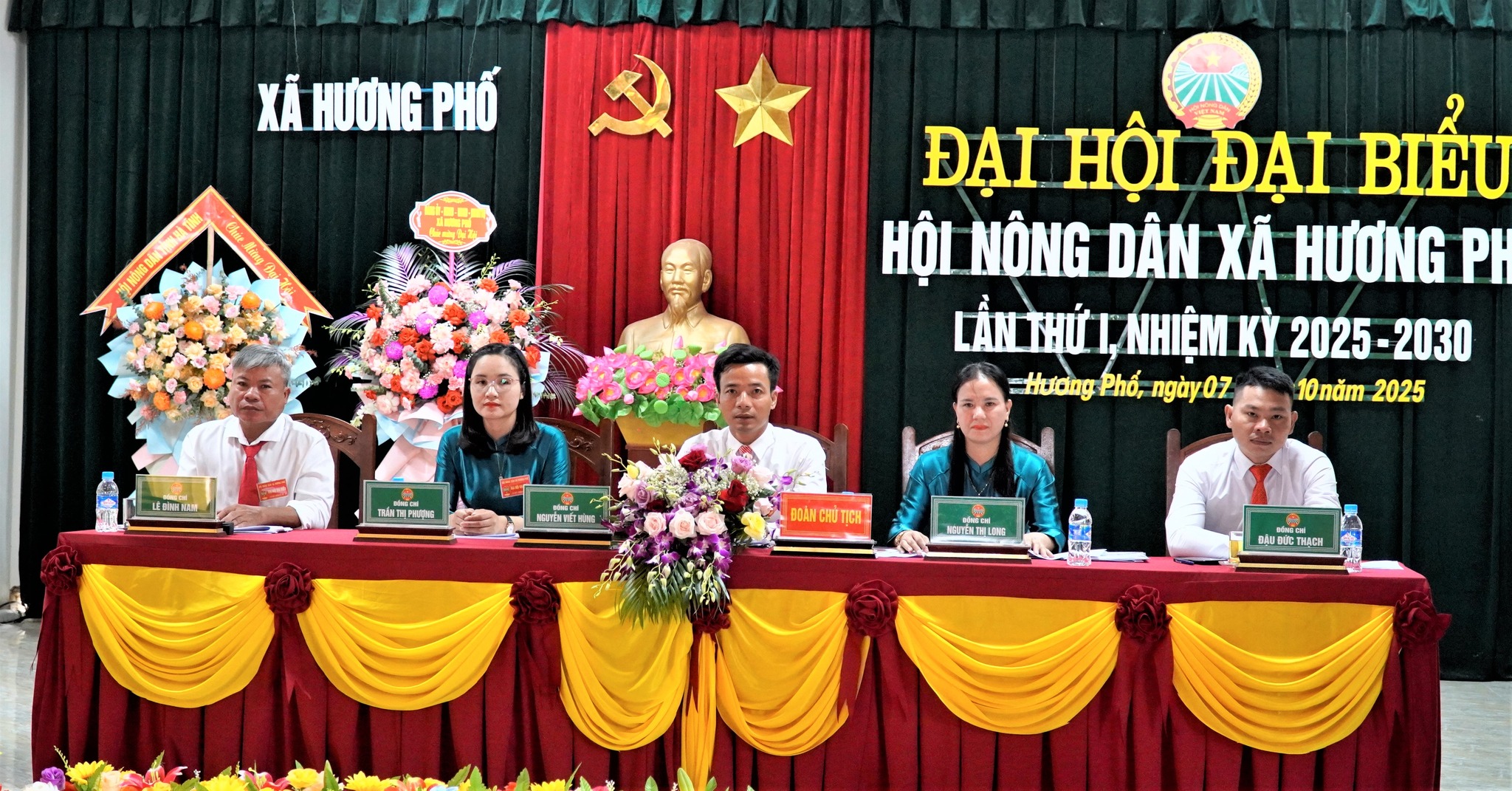 Đại hội đại biểu Hội Nông dân xã Hương Phố lần thứ I, nhiệm kỳ 2025 – 2030