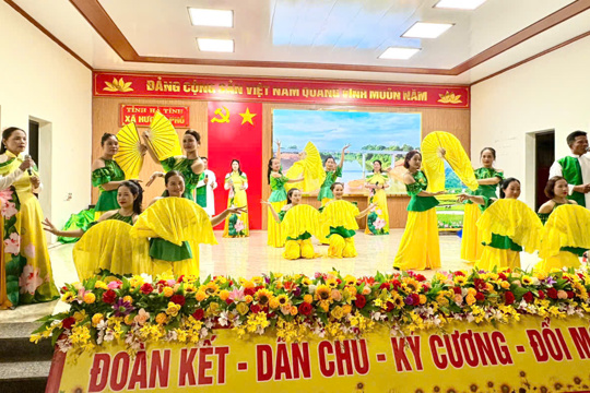 Đội văn nghệ xã Hương Phố sẵn sàng tham gia Liên hoan Dân ca Ví, Giặm Nghệ Tĩnh toàn tỉnh năm 2026