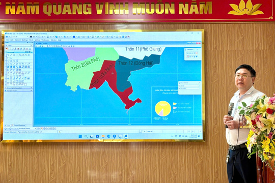 Ban Chấp hành Đảng bộ xã Hương Phố tổ chức Hội nghị mở rộng cho ý kiến vào dự thảo Đề án sắp xếp các thôn trên địa bàn 