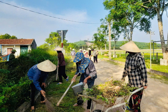 Xã Hương Phố hưởng ứng Ngày Môi trường thế giới (05/6) và Tháng hành động vì môi trường năm 2026