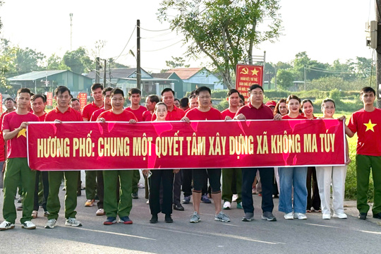 Hương Phố (Hà Tĩnh) hưởng ứng Tháng hành động phòng, chống ma túy năm 2026