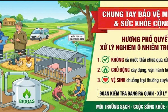 CHUNG TAY BẢO VỆ MÔI TRƯỜNG: YÊU CẦU CÁC HỘ CHĂN NUÔI THỰC HIỆN NGHIÊM QUY ĐỊNH XẢ THẢI!