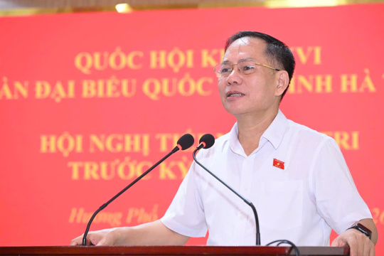  Đoàn ĐBQH tỉnh tiếp xúc với cử tri các xã trước Kỳ họp thứ 2, Quốc hội khóa XVI.