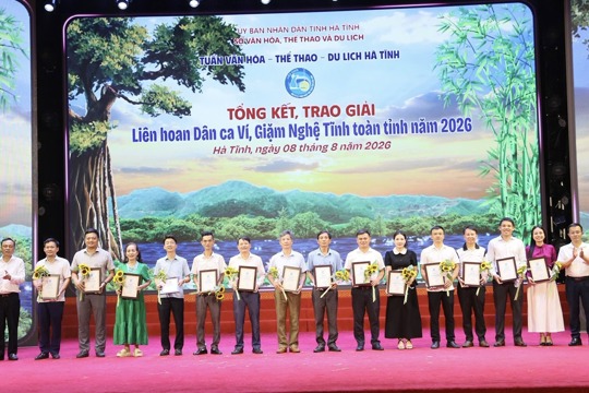 Hương Phố giành giải Tiết mục xuất sắc tại Liên hoan Dân ca Ví, Giặm năm 2026