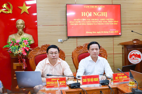 Cụm thi đua số 4 sơ kết công tác thi đua - khen thưởng 6 tháng đầu năm 2026