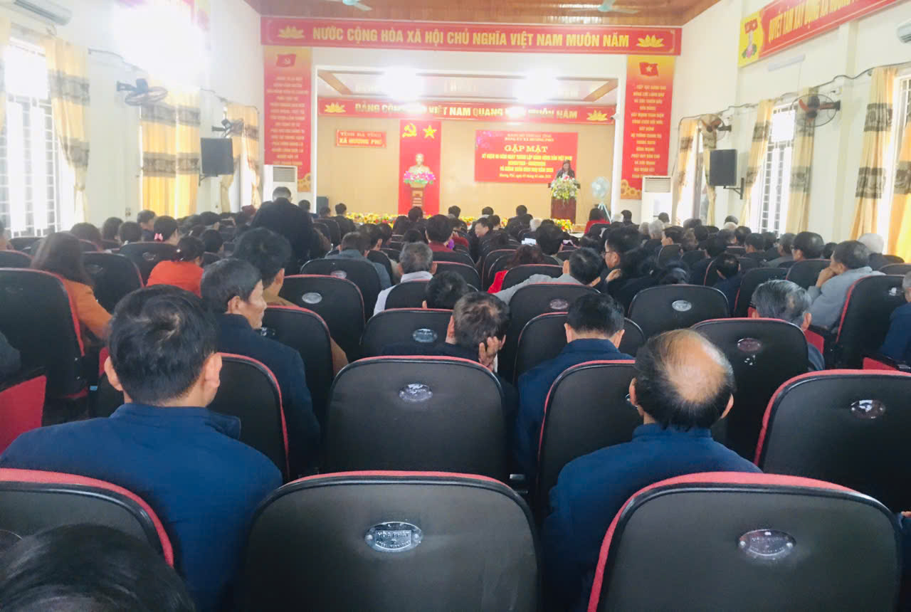 Xã Hương Phố gặp mặt kỷ niệm 96 năm ngày thành lập Đảng Cộng sản Việt Nam và Tết Nguyên đán Bính Ngọ 2026 