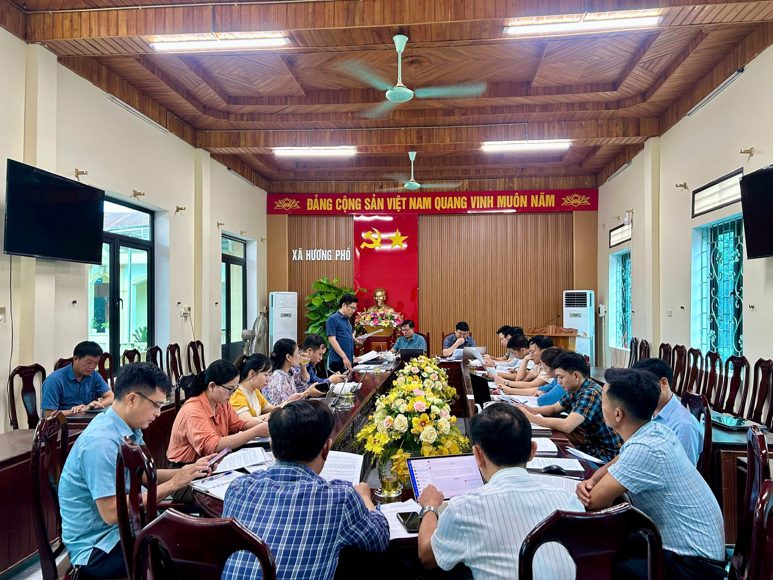 Xã Hương Phố tổ chức cuộc họp Ban Chỉ đạo thực hiện Chương trình mục tiêu quốc gia giai đoạn 2021–2025