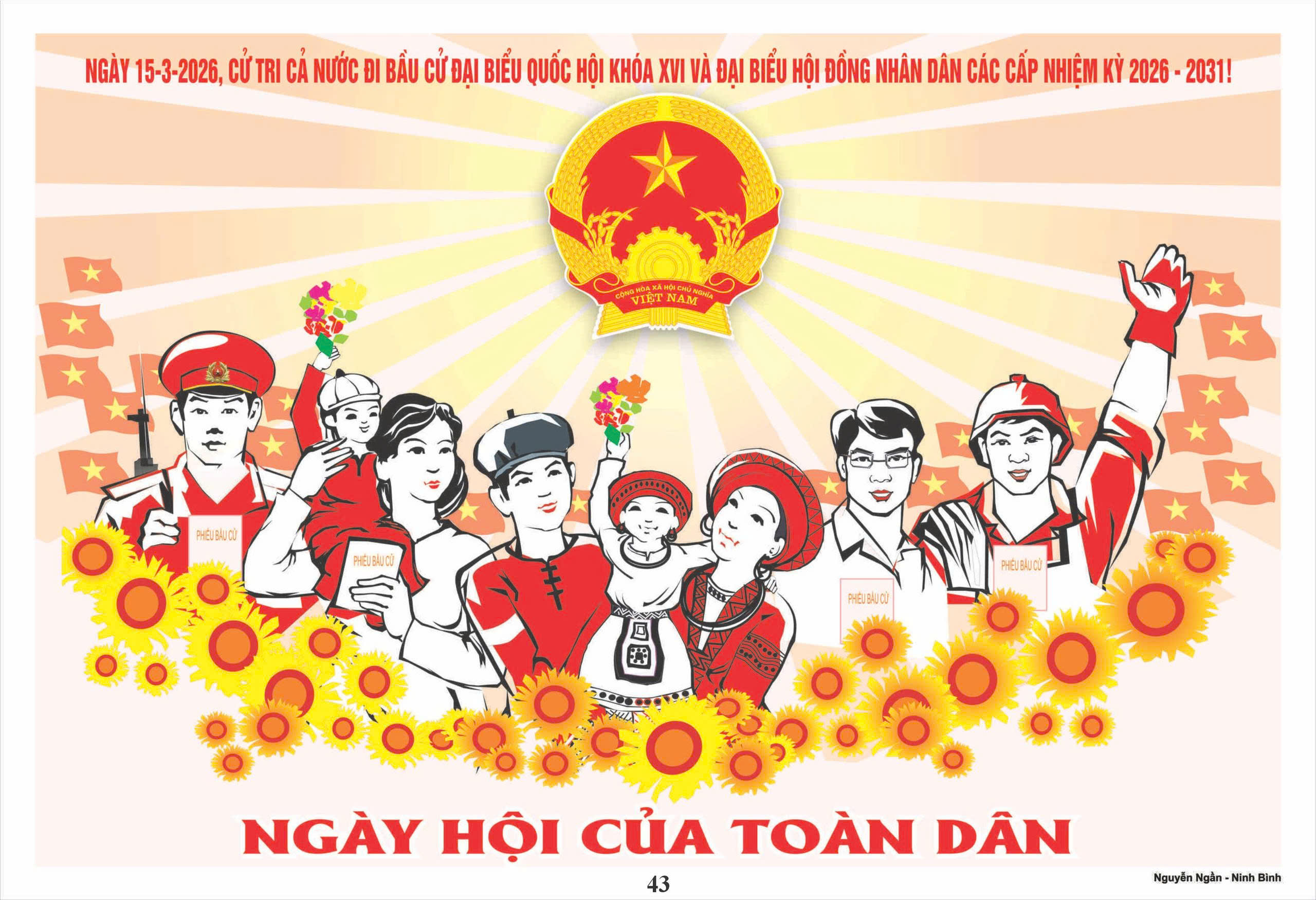 BÀI TUYÊN TRUYỀN VỀ CUỘC BẦU CỬ ĐẠI BIỂU QUỐC HỘI KHOÁ XVI VÀ ĐẠI BIỂU HỘI ĐỒNG NHÂN DÂN CÁC CẤP NHIỆM KỲ 2026-2031 
