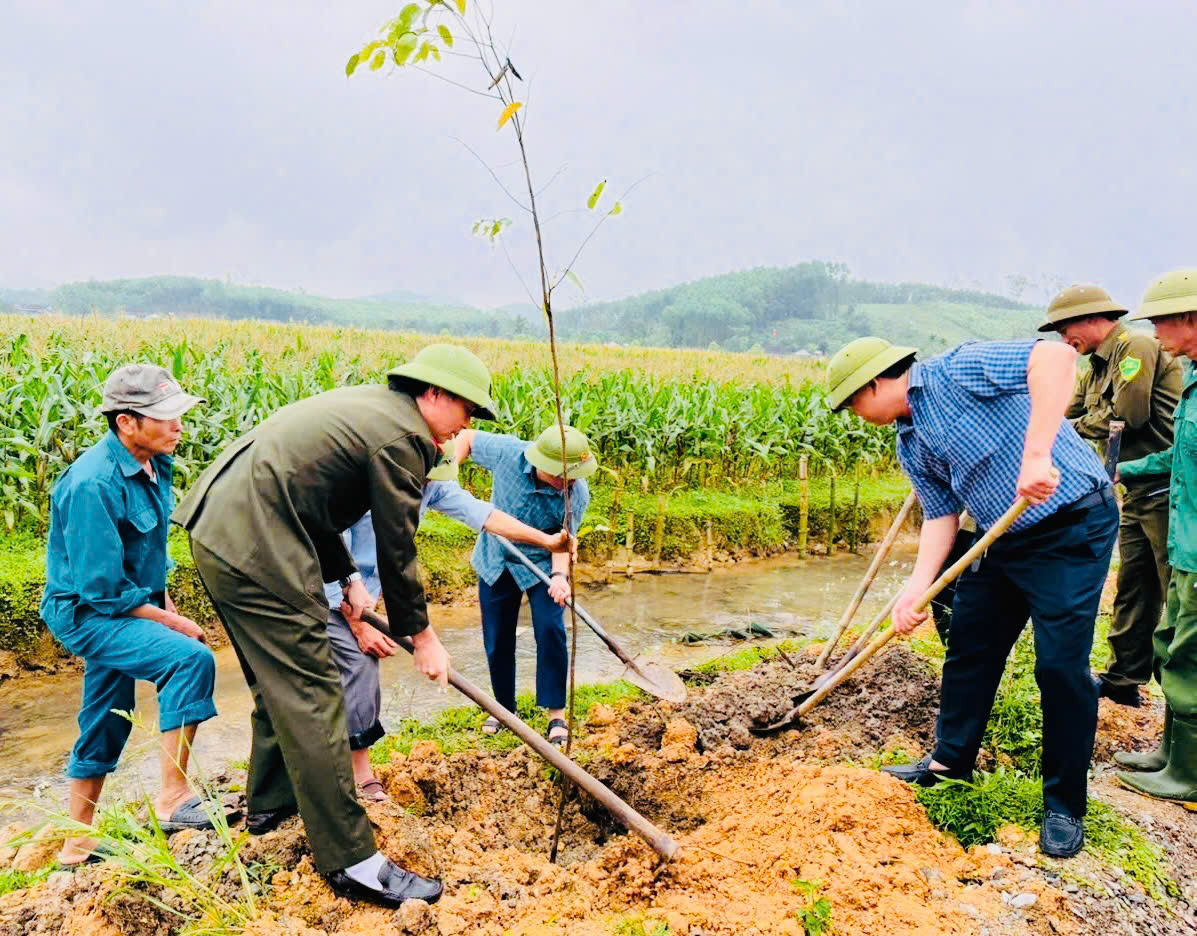 Xã Hương Phố phát động “Tết trồng cây đời đời nhớ ơn Bác Hồ” Xuân Bính Ngọ 2026 